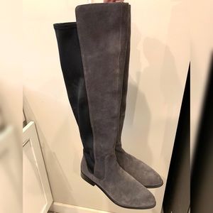 Clark’s suede over the knee boots